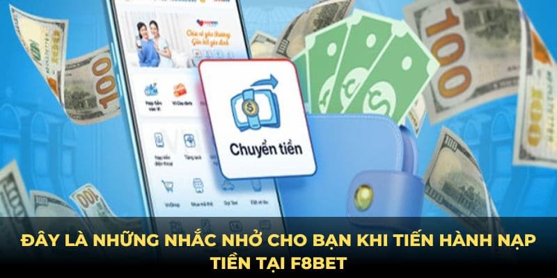 Xử lý sự cố khi nạp tiền F8bet không được